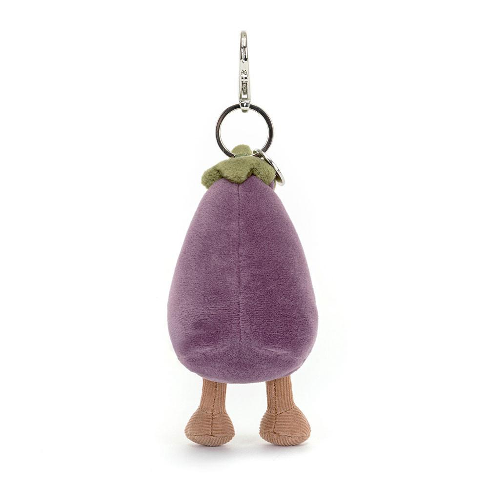 Jellycat Vivacious Vegetable Aubergine 17cm x 5cm x 5cm Bag Charm Lila | Deutschland  306-AOWJPI