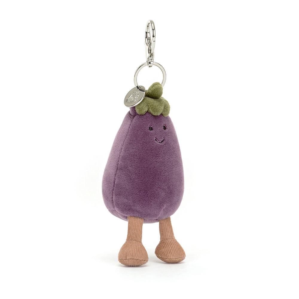 Jellycat Vivacious Vegetable Aubergine 17cm x 5cm x 5cm Bag Charm Lila | Deutschland  306-AOWJPI