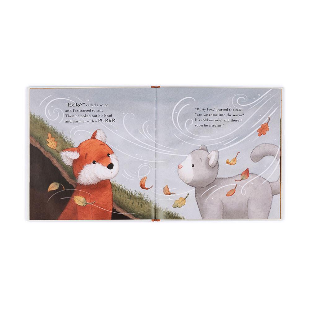 Jellycat Warm in the Storm Book 24cm x 25cm x 2cm Baby & Books Weiß | Deutschland  216-JXPTRV