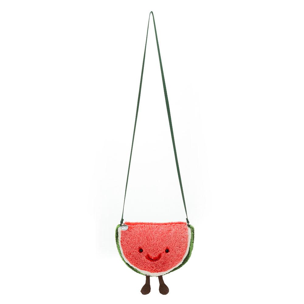 Jellycat Watermelon 17cm x 22cm x 7cm Tasche Rosa | Deutschland  218-DRGTHE