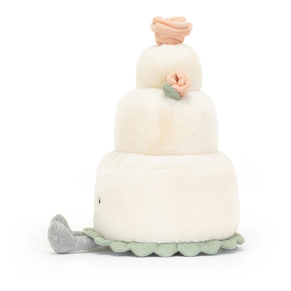 Jellycat Wedding Cake 30cm x 19cm x 19cm Amuseables Weiß | Deutschland  784-TAFMER