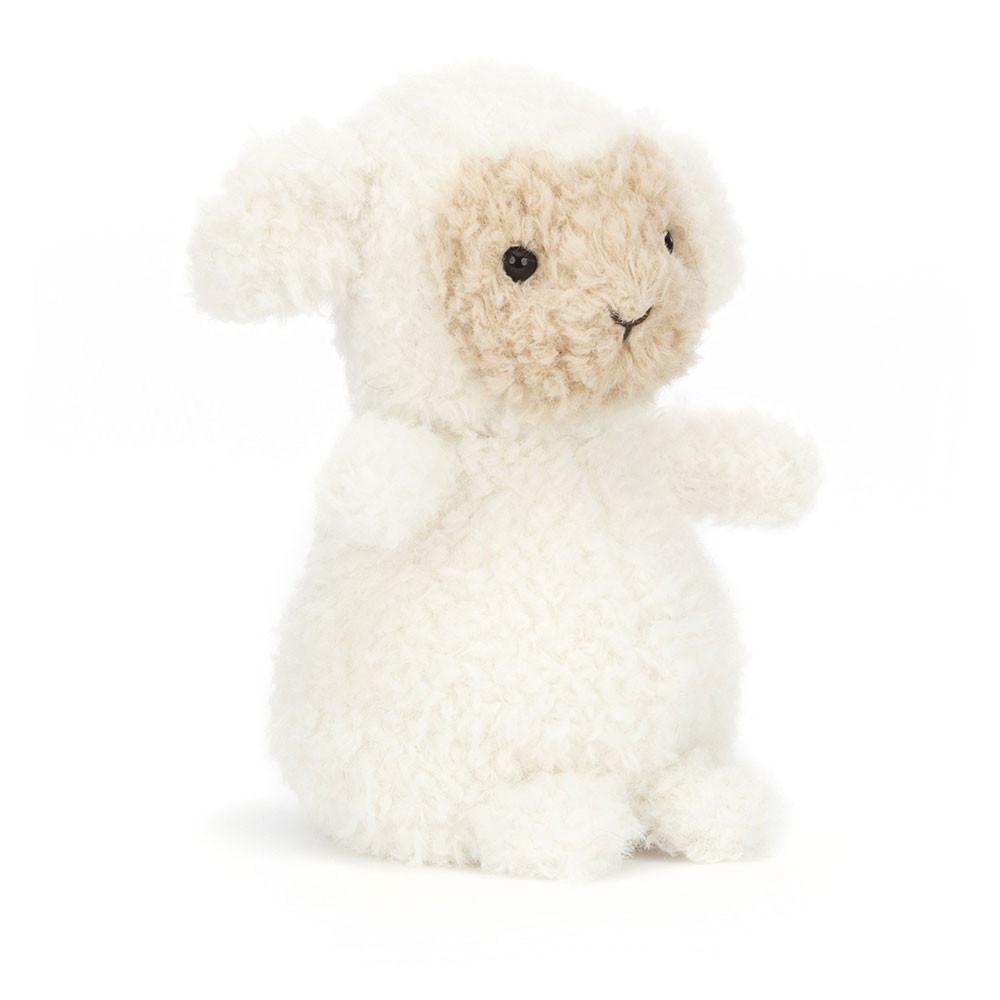 Jellycat Wee Lamb 4.7in x 2.8in x 2.4in Animals Weiß | Deutschland  859-PJYOKG