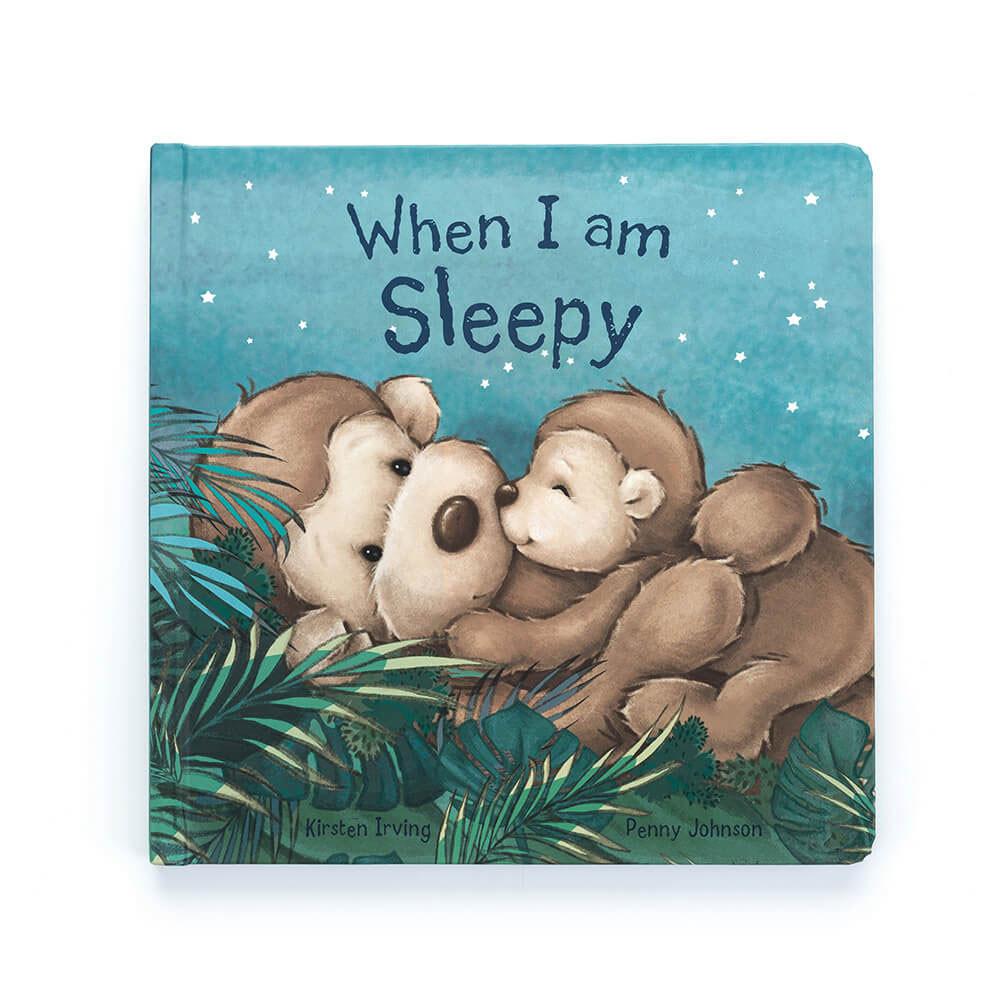 Jellycat When I Am Sleepy Book and Bashful Monkey Medium Discover Braun | Deutschland  019-ALXYOW