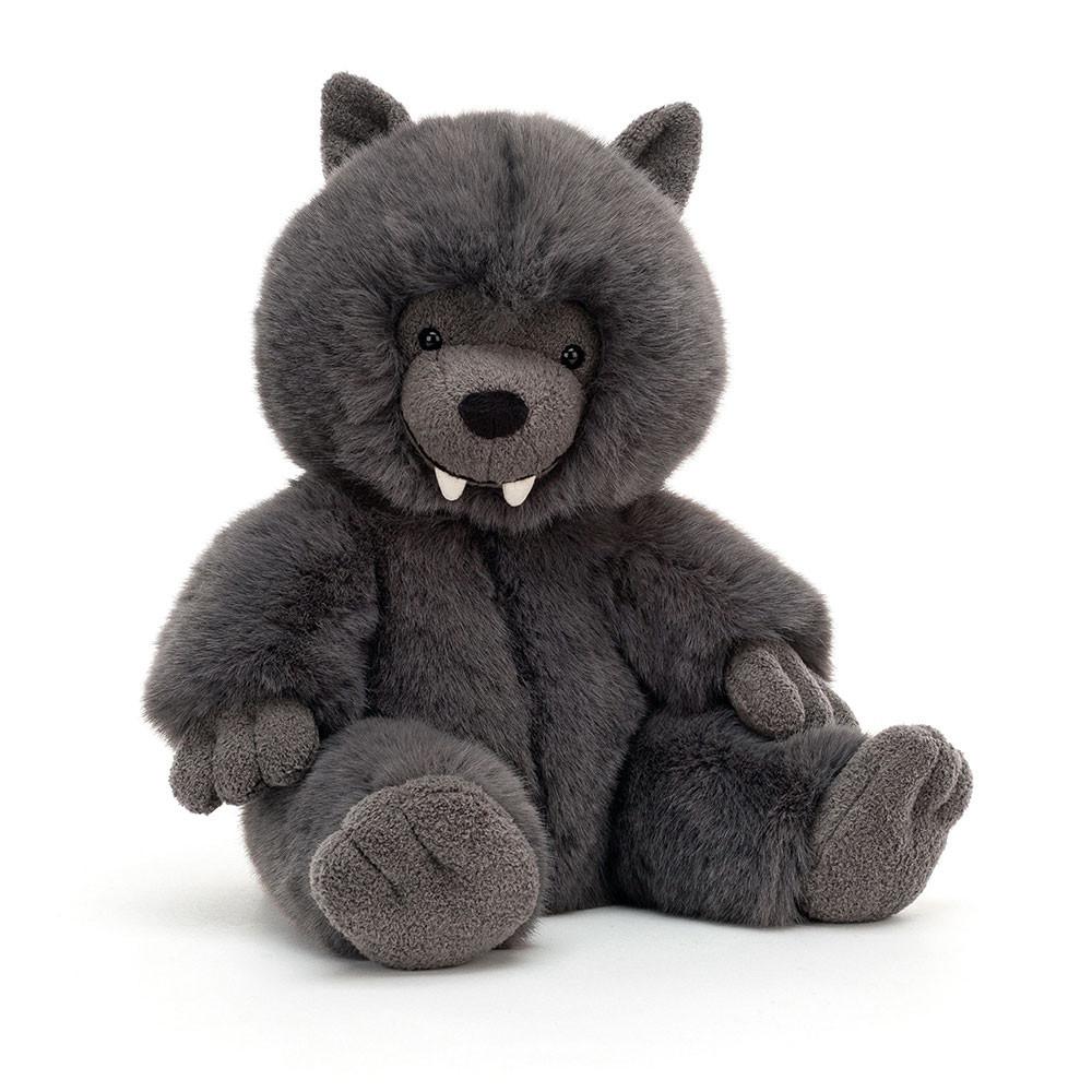 Jellycat Wilf Wolf 28cm x 18cm x 12cm Animals Grau | Deutschland  368-HDRMIO