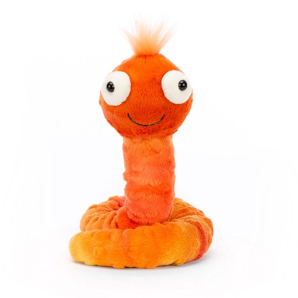 Jellycat Winston Worm 16cm x 8cm x 10cm Animals Orange | Deutschland  328-CNUWGV