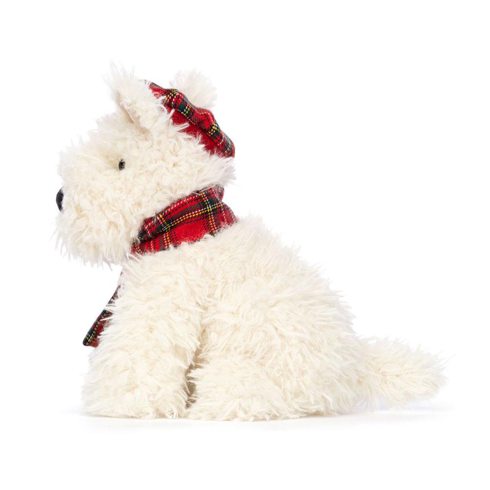 Jellycat Winter Warmer Munro Scottie Dog 8.3in x 4.7in x 5.9in Animals Weiß | Deutschland  895-ZMQJRU