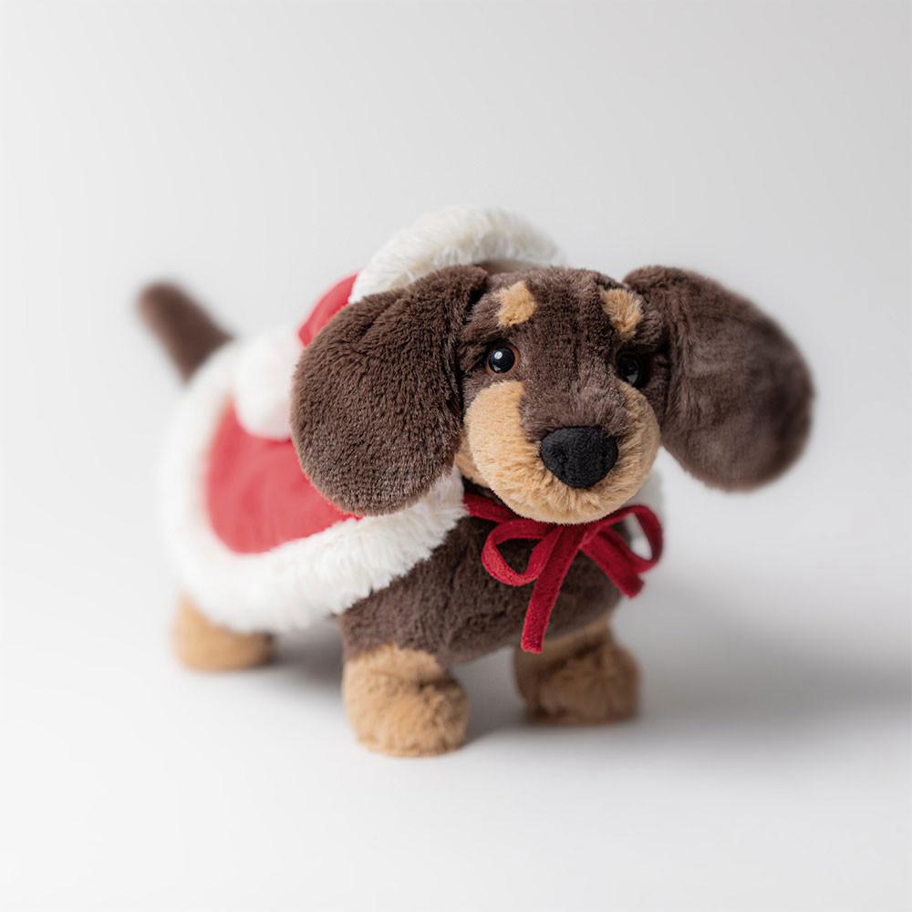 Jellycat Winter Warmer Otto Sausage Dog 5.9in x 2.8in x 7.5in Animals Braun | Deutschland  046-PNRDHY