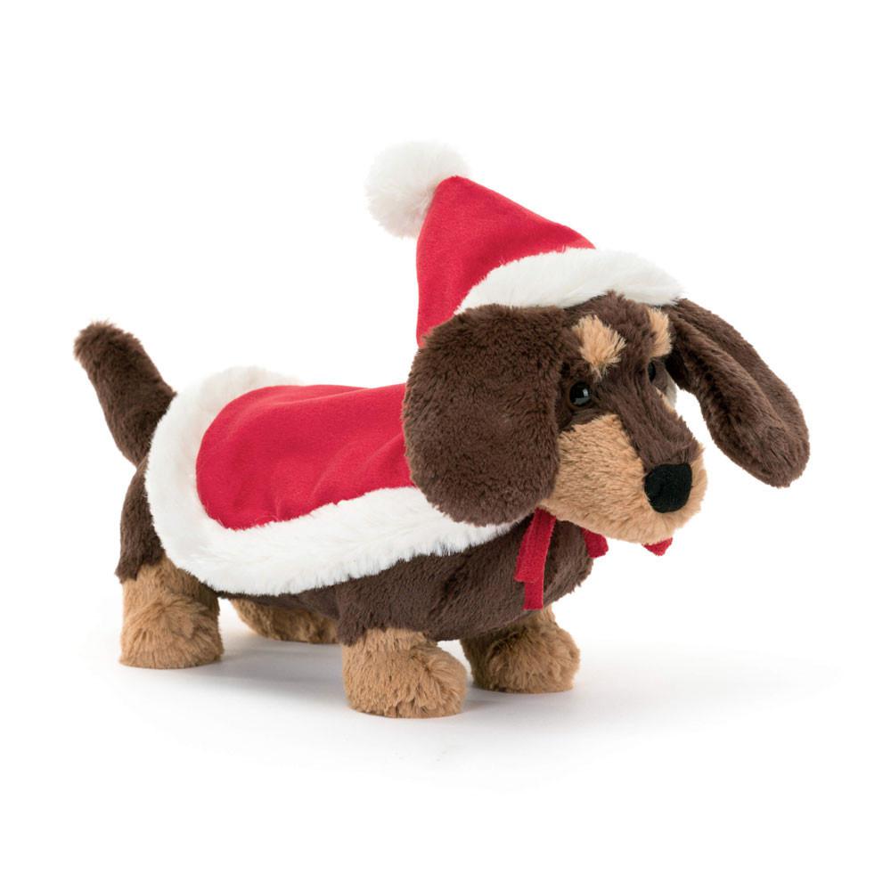 Jellycat Winter Warmer Otto Sausage Dog 5.9in x 2.8in x 7.5in Animals Braun | Deutschland  046-PNRDHY