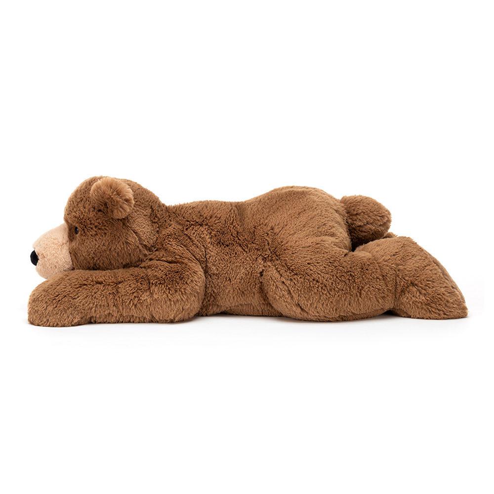 Jellycat Woody Bear Lying 18cm x 19cm x 47cm Animals Braun | Deutschland  160-RYVZFG