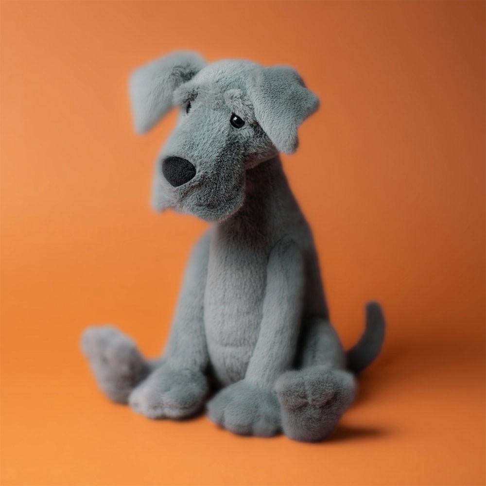 Jellycat Zeus Great Dane 10.6in x 5.9in x 5.1in Animals Grau | Deutschland  490-PQNGAC