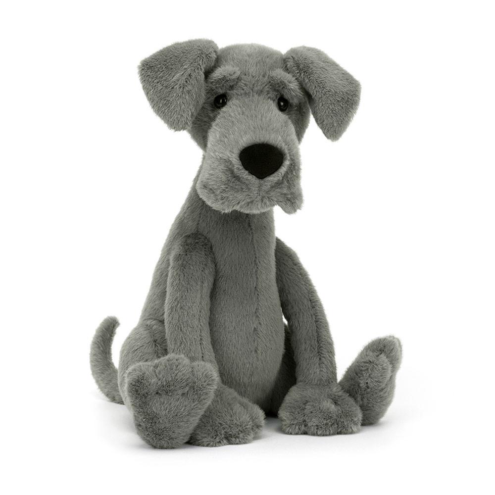 Jellycat Zeus Great Dane 10.6in x 5.9in x 5.1in Animals Grau | Deutschland  490-PQNGAC