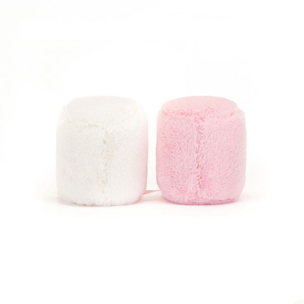 Jellycat and White Marshmallows 9cm x 15cm x 5cm Amuseables Rosa | Deutschland  810-SYOZIX